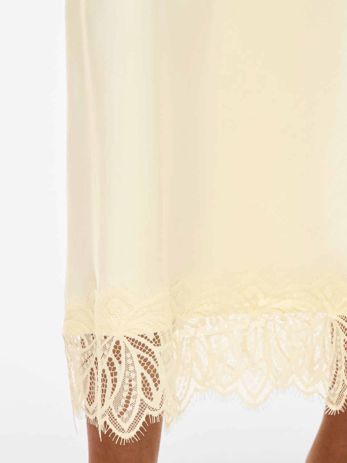 VILEA Long Skirt - Pastel Yellow - VERO MODA & VILA Bergvik